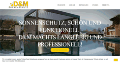 Desktop Screenshot of dm-sonnenschutz.at